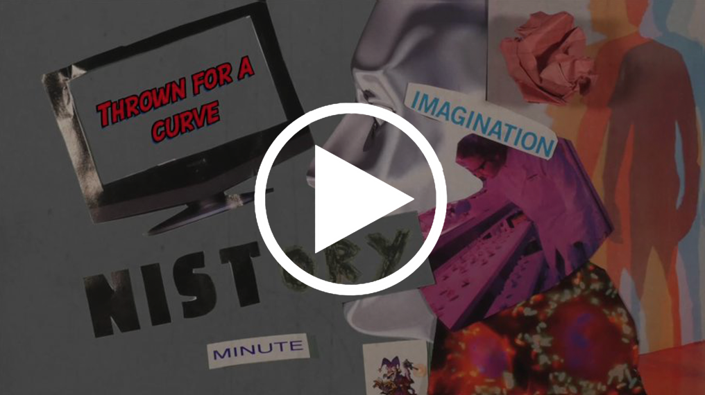 Video title screen reads "Thrown for a Curve" and "NISTory."