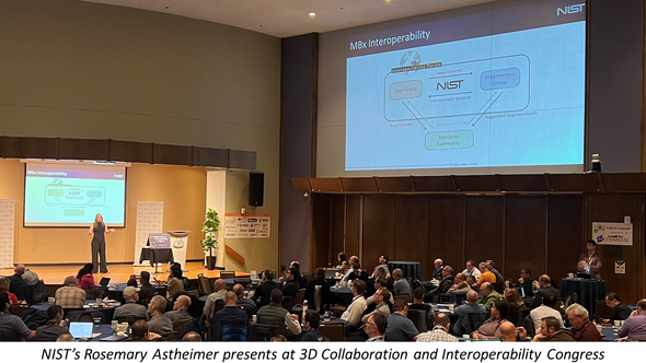 NIST's Rosemary Astheimer presents at 3D Collaboration and Interoperability Congress