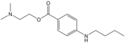 Structure of tetracaine.