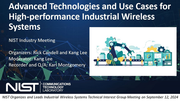 NIST hosts industrial wireless meeting in September 2024