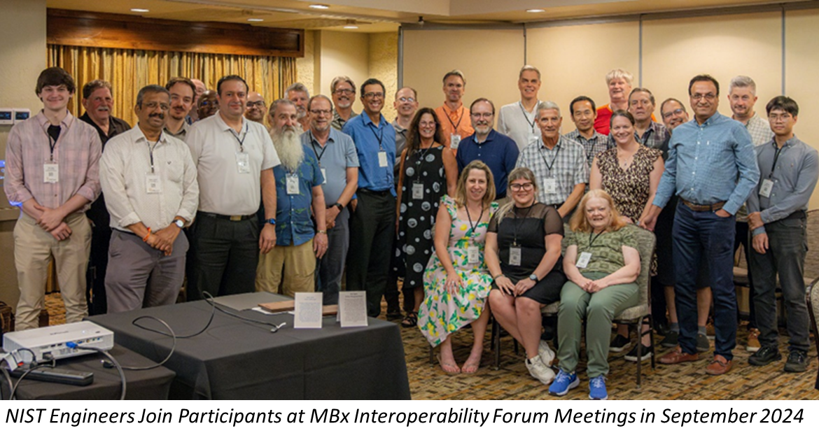 NIST Staff Participates in MBx Interoperability Forum Meetings