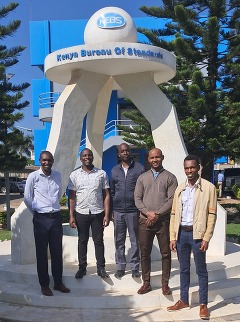KEBS metrology staff at the main campus in Nairobi, Kenya