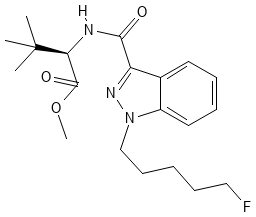 Structure of 5-fluoro ADB