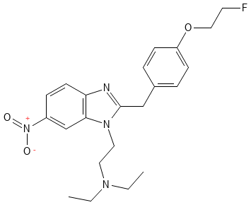 Structure of fluetonitazene.