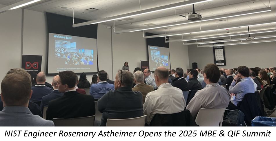 NIST Engineer Rosemary Astheimer Opens the 2025 MBE & QIF Summit