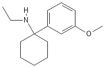 Structure of 3-methoxy PCE.