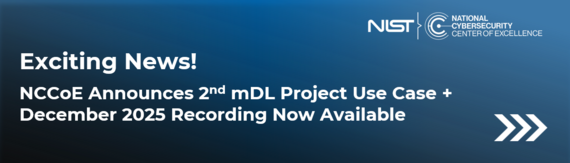 NCCoE Announces 2nd mDL Project Use Case and December 2025 Recording Now Available