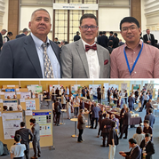 David Sefcik, Jan Konijnenburg, and Leon Chao participate at the 2026 International Conference of Weighing.