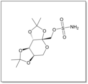 Structure of topiramate.