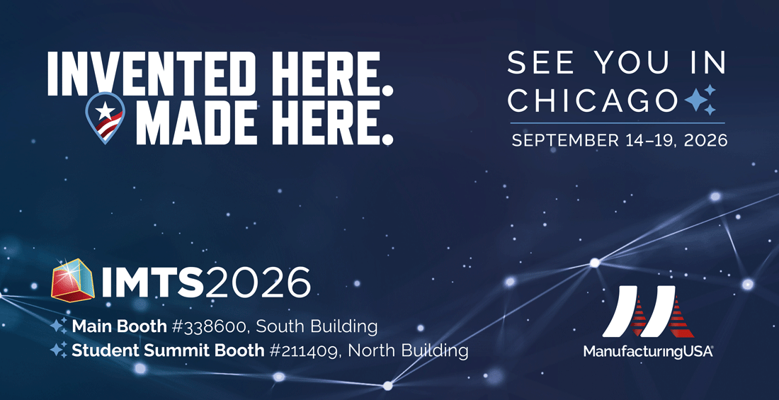 MFG USA at IMTS 2026 graphic