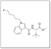 Structure of 5-fluoro MDMB-PICA.