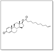 Structure of boldenone undecylenate.