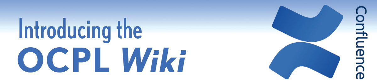 Landing page graphic with text that says OCPL Wiki