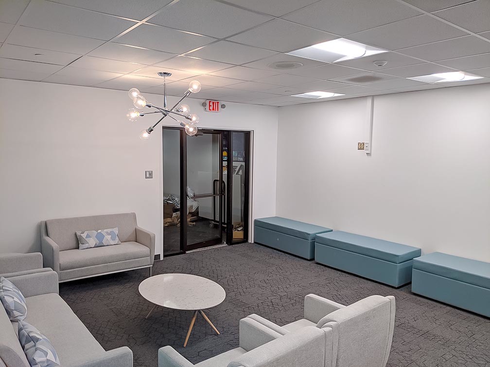 Photo of construction in NLM, Building 38