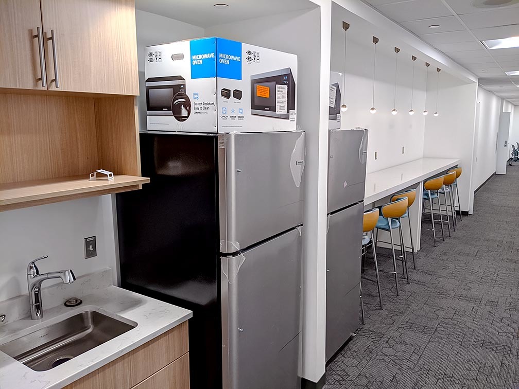 Photo of construction in NLM, Building 38