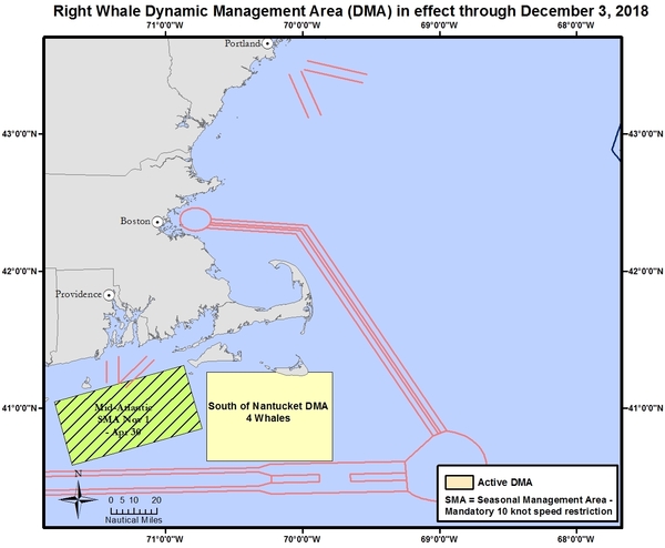 Speed Restriction Zone South Of Nantucket To Protect Right Whales - The ...