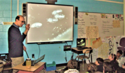 Jerry Prezioso engaging with students, NOAA Fisheries