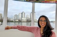Veterinary medical officer Meghana Parikh on a ferry in Vancouver, British Columbia. NOAA Fisheries