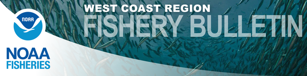 West Coast Region Fisheries Bulletin masthead
