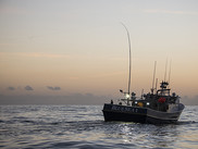 A project participant on the water fishing with alternative gear that reduces bycatch. © Jay Fleming Photography