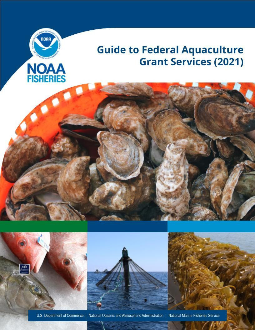 Report Cover: Guide to Federal Aquaculture Grant Services