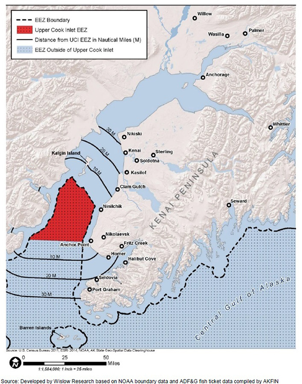 cOOK iNLET MAP