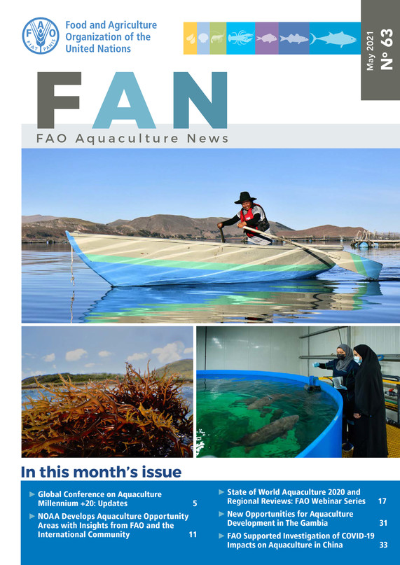 Cover of FAO Newsletter May 2021