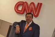 Luis visiting the CNN studio in Atlanta for an interview while in a previous position.