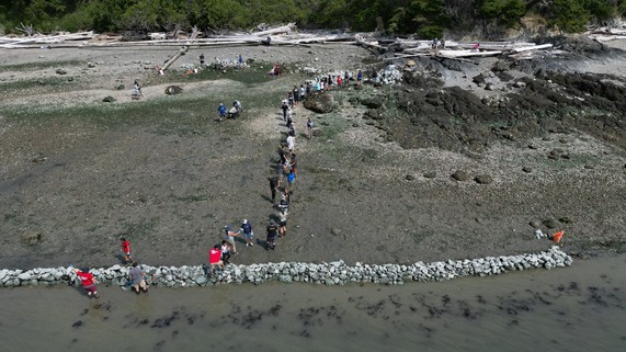 Swinomish Clam Garden Building Credit: Kari Neumeyer