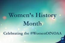 text title graphic women's history month