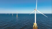 Wind turbines built on ocean-based platform
