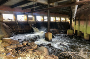 View under the Armstrong Dam in Braintree, MA. Credit: NOAA