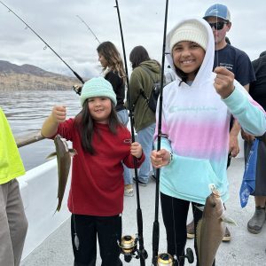 Military family fishing event in the Channel Islands