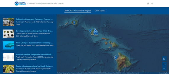 A Sampling of Aquaculture Projects in the U.S. Pacific