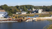 PHOTO-construction-tide-gate-floodwall-Ohio-Creek-watershed-project-2023