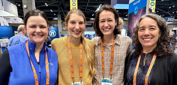 NOAA Fisheries Staff pose for a photo at the Pacific Marine Expo