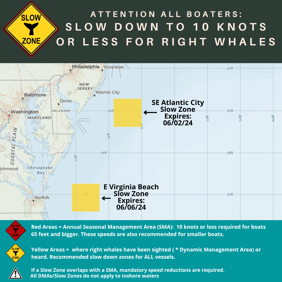 Slow Zones on East Coast 5/23/24