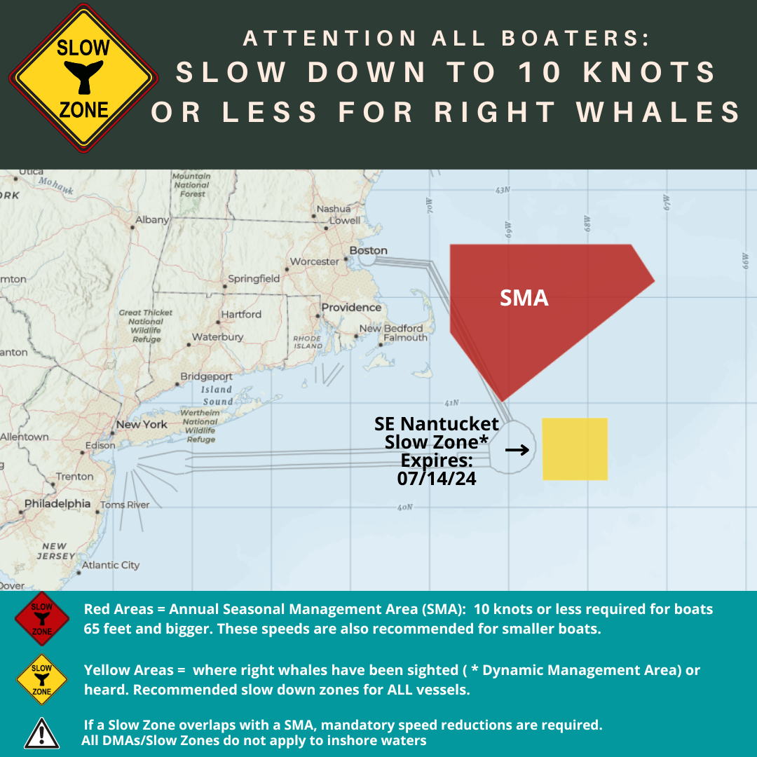 Slow Zone Southeast of Nantucket July 2024