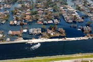 New Orlean's Lower Ninth Ward after Hurricane Katrina (Photo: National Wildlife Federation).