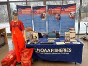 Fisheries Observers conduct outreach. 