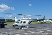 Helicopter fitted with cameras for aerial mapping. Credit: Atlantic Salmon Federation/Valerie Ouellet