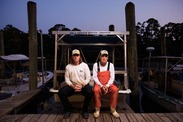 Thomas and Sean Piecuch, the father-son team that owns and operates the Holy Ground Oyster Company. Credit: Travis Tank