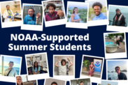 Photo Colalge of NOAA-Supported Summer Students