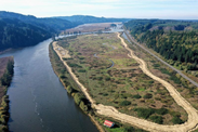 Tidal wetlands of the lower Siuslaw River. Photo courtesy McKenzie River Trust.