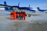 NOAA Twin Otter aircraft and survey team in Nome, Alaska. Credit: NOAA Fisheries/Erin Moreland