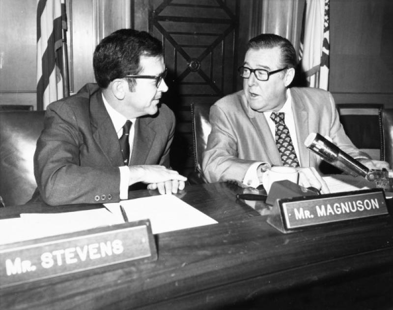 Senators Ted Stevens and Warren Magnuson