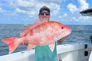 recreational fisherman with snapper crop
