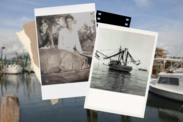 Goliath grouper circa 1945, and shrimp fishing in Galveston, Texas