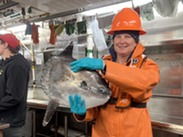 teacher with mola mola