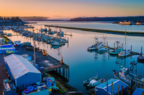 Fishing port and marina.